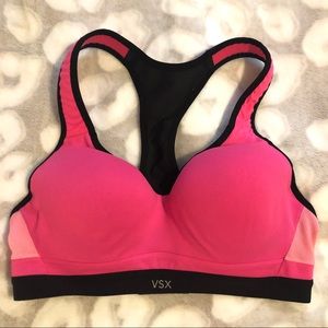 Victoria Secrets Sports Bra 34B pink & black